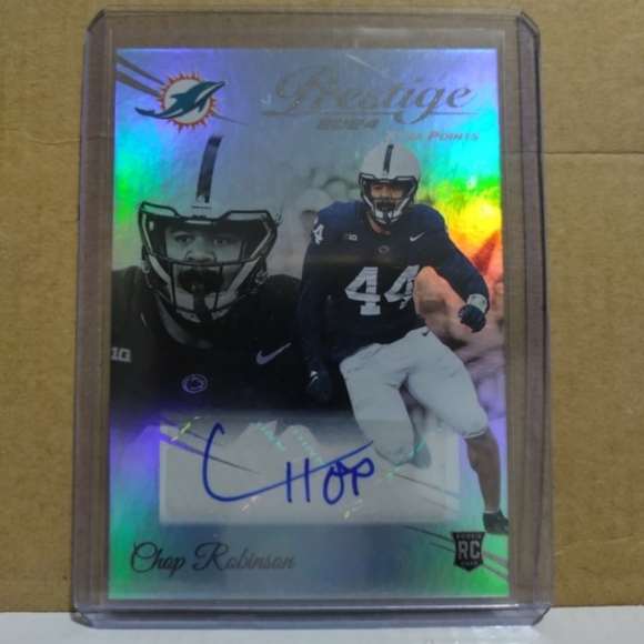 🏆🏈Chop Robinson "Prestige - RC Blue Autograph Insert" Card🏈🏆 - Picture 1 of 4